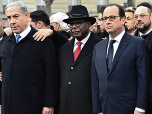 "Hollande Netanyahu'ya Paris'e gelmedi mi?" dedi