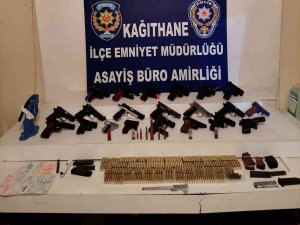 İstanbul’da silah kaçakçılığı operasyonu: 22 tabanca ve binlerce mermi ele geçirildi