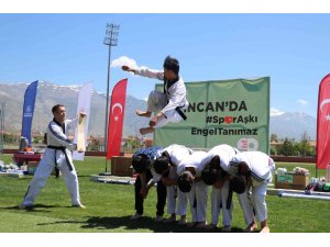 Erzincan’da “spor aşkı engel tanımaz”