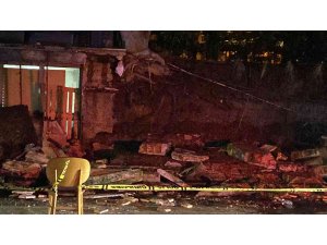 Beşiktaş’ta ünlü restoranın istinat duvarı çöktü: 1 ölü 1 yaralı