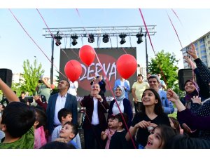 Yeşilyurt’daki sanat şenliği renkli ve coşku dolu anlara sahne oldu