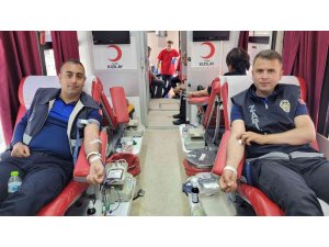 Zabıtadan kan bağışına destek