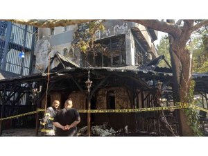 Gediz Öğretmenevi’nde yangın, 5 kişi dumandan etkilendi