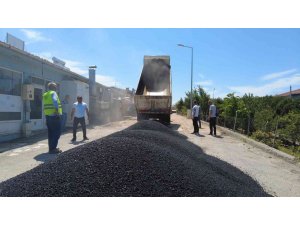 Sinop Küçük Sanayi’de asfalt çalışması