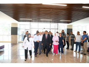 Muhtarlardan Başkan Gürkan’a hastane teşekkürü