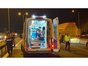 TEM’de kamyonet ile hafif ticari araç çarpıştı: 7 yaralı