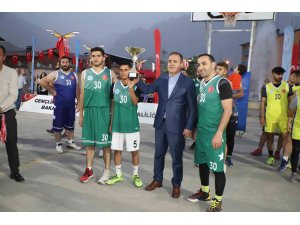 "3x3 Sokak Basketbol ve Voleybol Şampiyonası" sona erdi