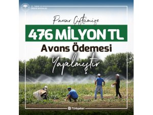 Türkşeker: “Pancar çiftçimize 476 milyon lira avans”