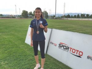Balkan Şampiyonu Sıla Ata, Türkiye ikincisi oldu