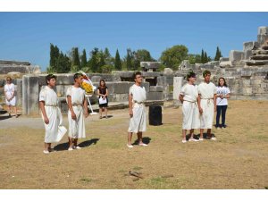 Milet Antik Kenti’nde baştan sona tarih kokan etkinlik