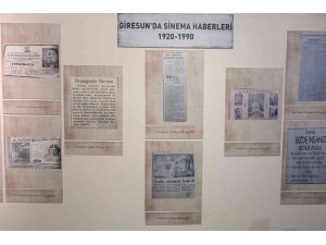 Giresun’un 76 yıllık sinema tarihi önce tez konusu oldu, sonra sergisi açıldı