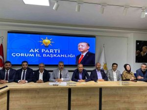 AK Parti Çorum il Başkanı Yusuf Ahlatcı;