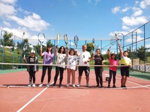 Ihlamurkentspor yaz okulu tenis çalışmaları