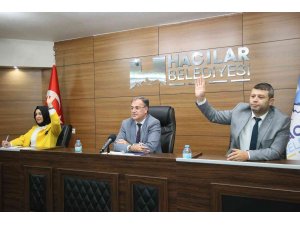 Hacılar Belediyesi Meclisi Temmuz ayı Toplantısı’nı yaptı