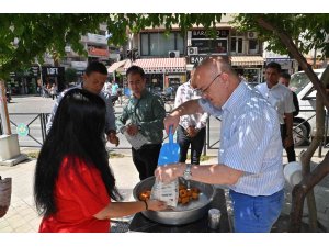 Yağcıbaşı için lokma hayrı düzenlendi