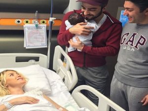 Ece Erken'in bebeğinin adı Eymen Tayyip oldu