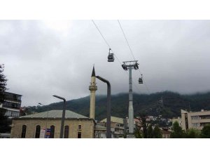 Boztepe’de sis manzarası