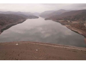 Ankara barajlarının doluluk oranı havadan görüntülendi