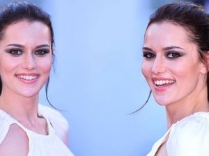 Fahriye Evcen Cannes'da büyüledi
