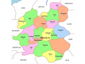 Erzurum ilçe nüfusları açıklandı