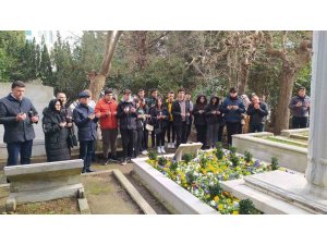 Gönenli Ömer Seyfettin mezarı başında anıldı