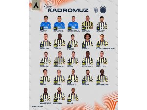 Fenerbahçe’nin, Sevilla maçı kamp kadrosu belli oldu