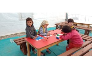 Büyükşehir Diyarbakır’da depremzede çocukların sevinci oldu