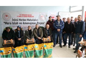 İnönü’de 582 dekar mera alanı ıslah ediliyor