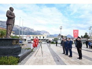 Çanakkale Deniz Zaferi’nin 108. yılı Kemer’de törenle kutlandı