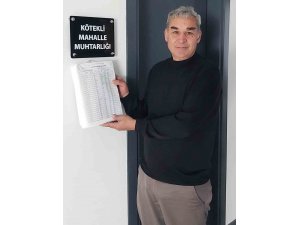 Seçmen listeleri askıya çıkarıldı