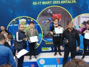 Bitlisli sporculardan wushu kung fu başarısı