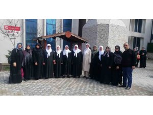 Manyaslı Hacılar umre için uğurlandılar