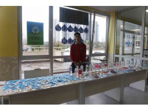 Öğrenciler, hazırladıkları kartlarla suyun önemine dikkat çekti