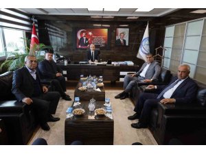 Yeni Rektör’e hayırlı olsun ziyareti