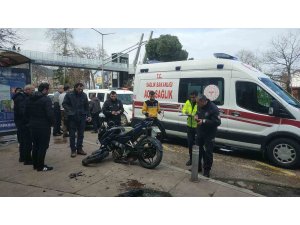 Ordu’da motosiklet sürücüsü kaza yaptı: 1 yaralı