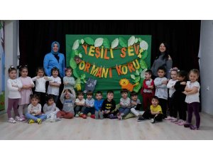 Minik öğrencilere orman sevgisi anlatıldı