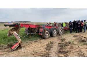 Şanlıurfa’da sele kapılan sürücünün tır dorsesine ulaşıldı