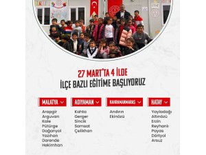 Bakan Özer: “27 Mart’ta afet bölgesindeki 4 ilimizde kademeli olarak eğitime başlıyoruz”