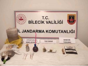 Bilecik’te uyuşturucu operasyonu
