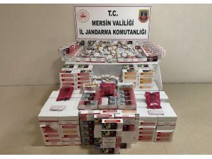 Mersin’de kaçak sigara ve sahte içki operasyonu