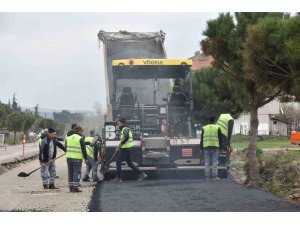 Balıkesir Büyükşehir’den Susurluk ve İvrindi’ye sıcak asfalt