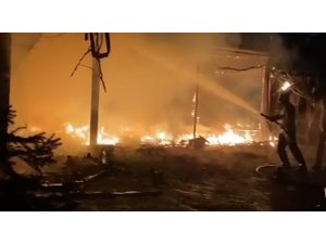 Lokantada çıkan yangın söndürüldü