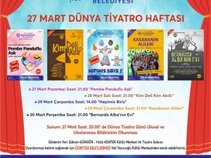 Aydın Büyükşehir Belediyesi Şehir Tiyatrosu ’Dünya Tiyatro Haftası’na özel program hazırladı