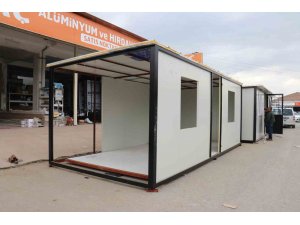 Malatya’da deprem sonrası prefabrik evlere ilgi arttı