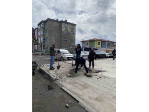 Selim Belediyesi yol çalışmalarına başladı