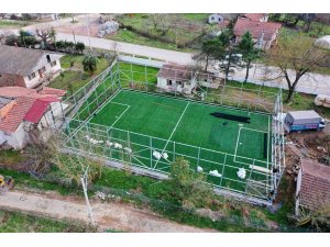 Karaabdülbaki’ye futbol sahası
