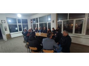 Başkan Şahin, köy halkı ile buluştu