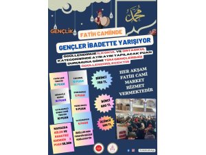 Türkeli’de gençler “ibadette” yarışıyor