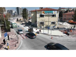 Konya Büyükşehir’den Demiryolu Caddesinde trafiği rahatlatacak düzenlemeler