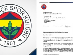 UEFA'dan Fenerbahçe'ye mektup!